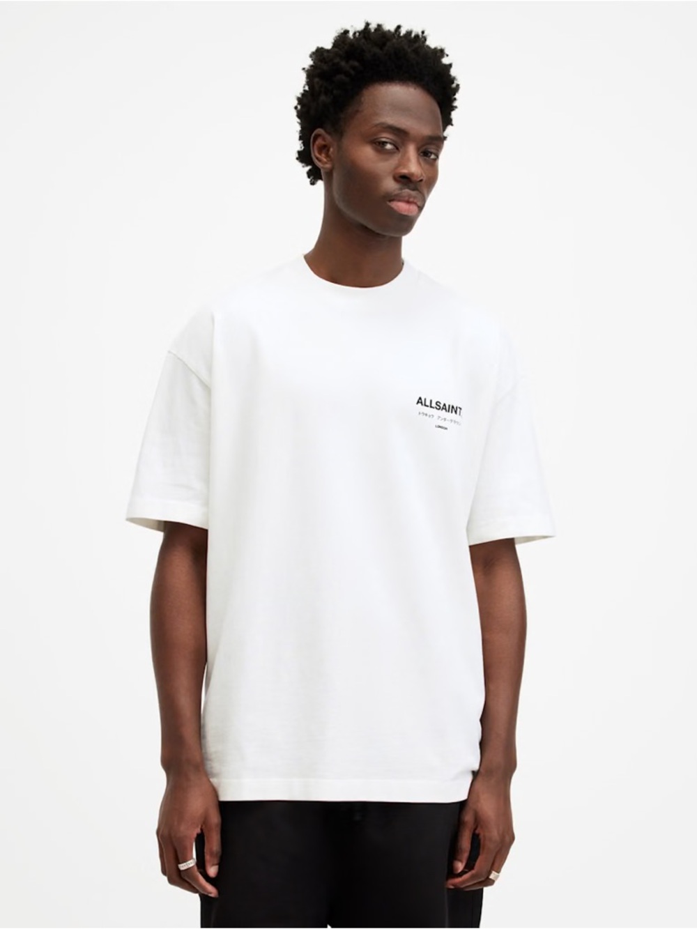 ALLSAINTS UNDERGROUND OVERSIZED CREW T-SHIRT